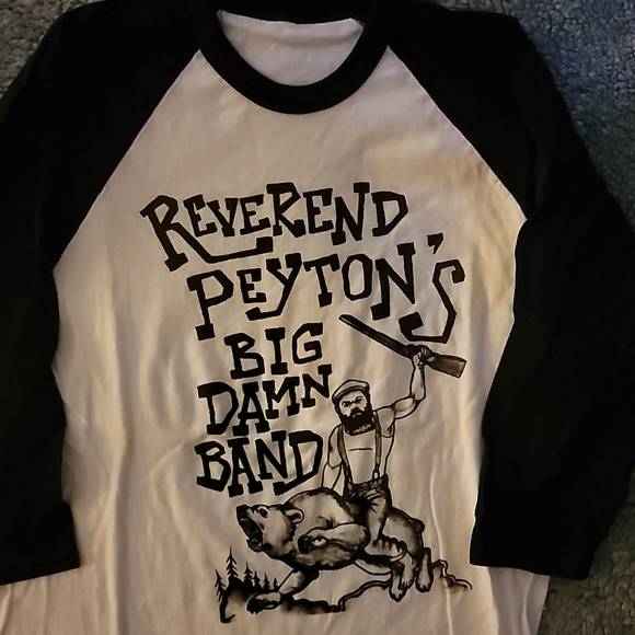 Reverend Peyton's Big Damn Band Raglan - Picture 1 of 1